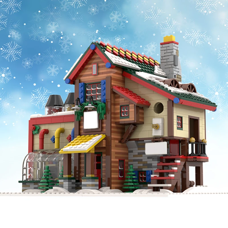 2454pcs MOC Winter Village fantasy scene snowing Modular building collection series Christmas gifts living room decoration toys
2454pcs MOC Winter Village fantasy scene snowing Modular building collection series Christmas gifts living room decoration toys