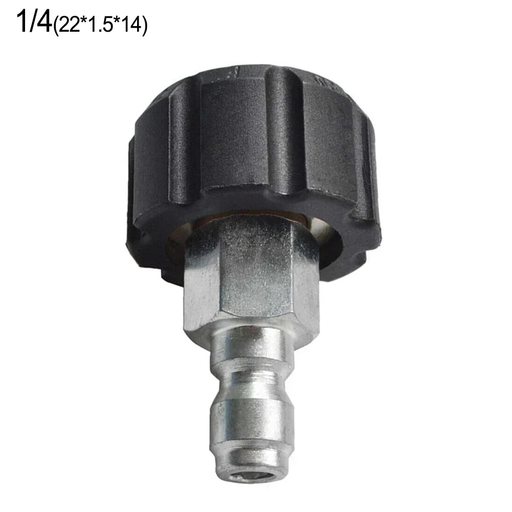 A Must Have Connector for All Pressure Washers Quick Connect from Male to M22 Female Size Standard at 14 3/8 Inch
A Must Have Connector for All Pressure Washers Quick Connect from Male to M22 Female Size Standard at 14 3/8 Inch