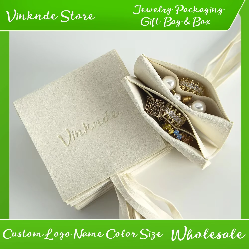 Custom Logo Jewelry Ring Earrings Bag 13x13cm 50pcs Microfiber Velvet Envelope Brooch Charms Wedding Gift Pouch With Compartment
Custom Logo Jewelry Ring Earrings Bag 13x13cm 50pcs Microfiber Velvet Envelope Brooch Charms Wedding Gift Pouch With Compartment