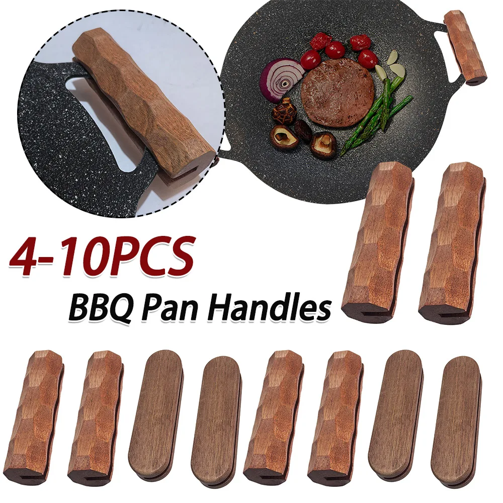 4-10Pcs Sapele Pan Insulated Grip Anti Scald Grill Pan Insulated Grip Heat Resistant Portable BBQ Plate Handle for Camping
4-10Pcs Sapele Pan Insulated Grip Anti Scald Grill Pan Insulated Grip Heat Resistant Portable BBQ Plate Handle for Camping