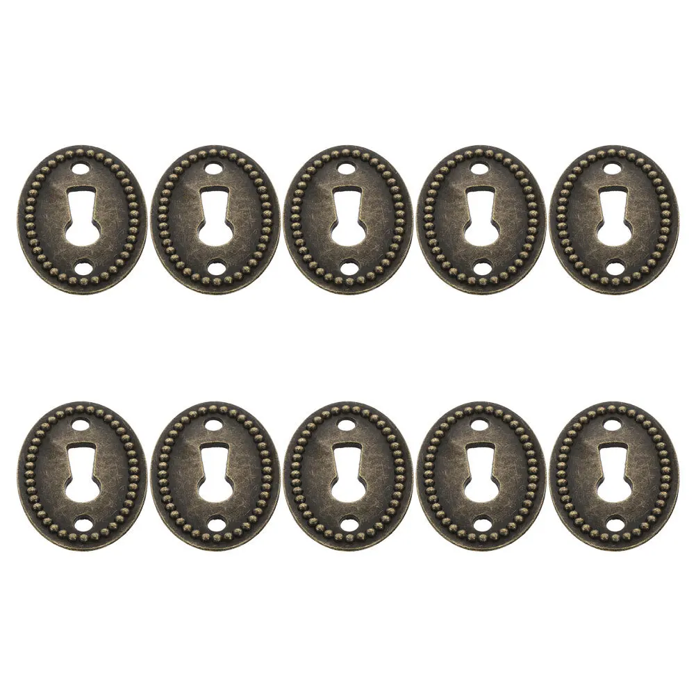 Decorative Keyhole Cover Plate 10PCS Zinc Alloy Oval Insert for Desk Dresser Drawer Wooden Hardware Lock Cover
Decorative Keyhole Cover Plate 10PCS Zinc Alloy Oval Insert for Desk Dresser Drawer Wooden Hardware Lock Cover
