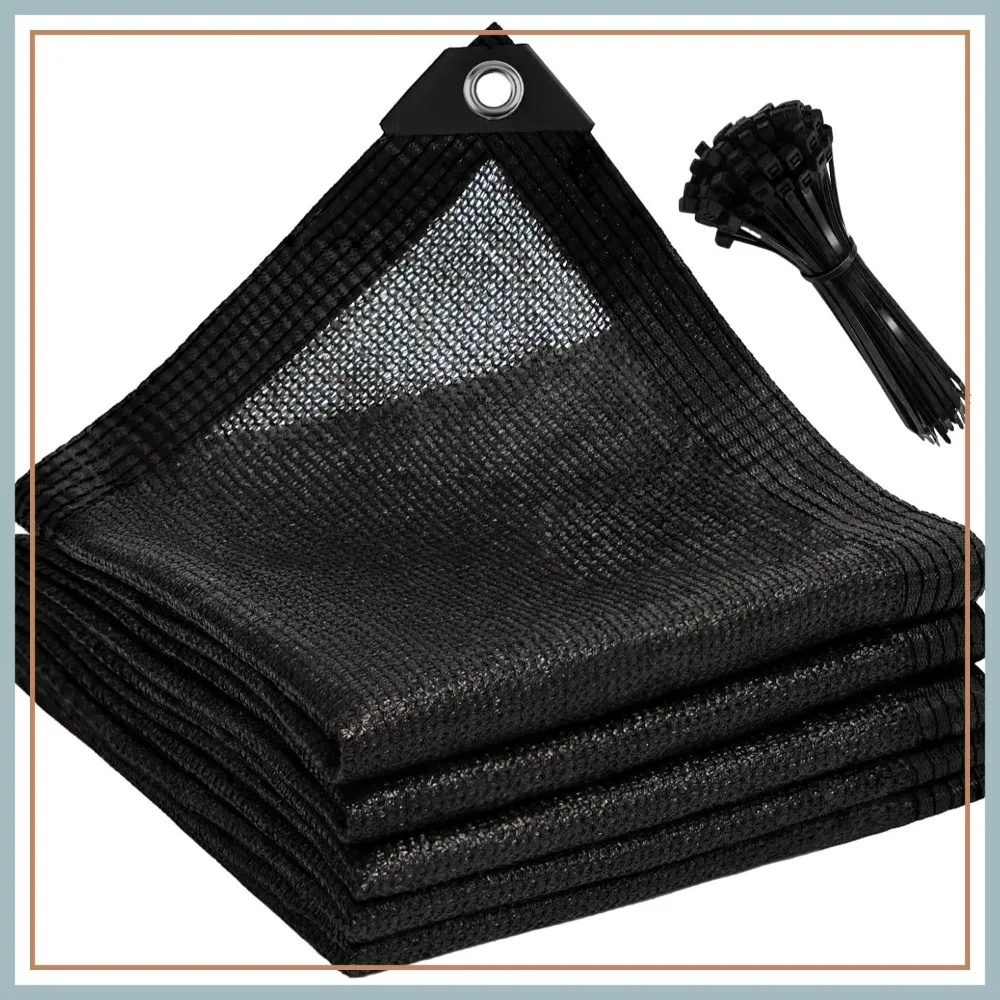 90% Sun Shade Cloth for Garden, 3.3x6.5FT Heavy Duty Shade Tarp with Grommets & Reinforced Edges - UV Resistant Sunblock Net for Patio, Backyard, Greenhouse, Kennel, Pergola
90% Sun Shade Cloth for Garden, 3.3x6.5FT Heavy Duty Shade Tarp with Grommets & Reinforced Edges - UV Resistant Sunblock Net for Patio, Backyard, Greenhouse, Kennel, Pergola