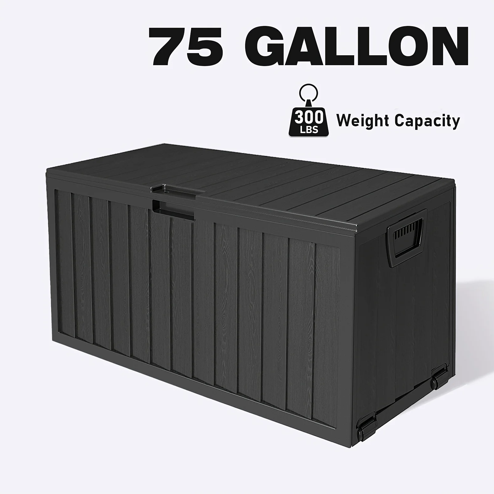 75 Gallon Large Deck Box, Deck Box Outdoor Storage Boxes, Outdoor Storage Organizer with Lock Opening, Waterproof Outdoor
75 Gallon Large Deck Box, Deck Box Outdoor Storage Boxes, Outdoor Storage Organizer with Lock Opening, Waterproof Outdoor