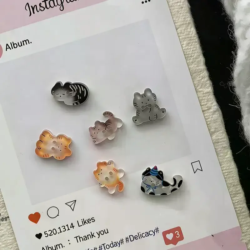30pcs Black Cat Creative Kitty Button Cute Fashionable Tabby Cat Button Resin Ginger Cat Button Clothes Accessories
30pcs Black Cat Creative Kitty Button Cute Fashionable Tabby Cat Button Resin Ginger Cat Button Clothes Accessories