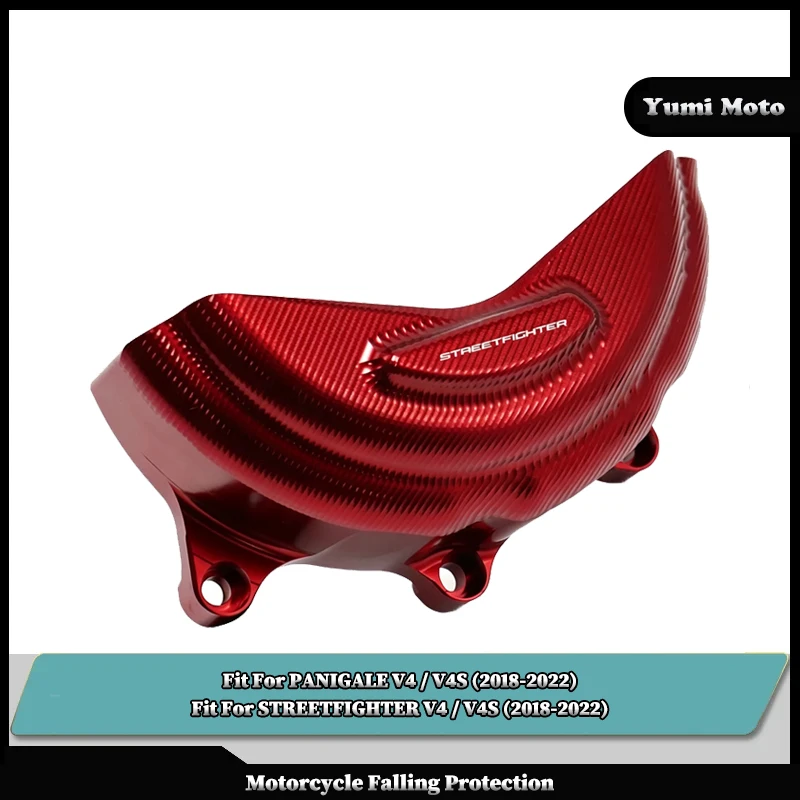Motorcycle CNC Cover Clutch Case Engine Guard Protector Protection Cap Fit For DUCATI PANIGALE STREETFIGHTER V4 V4S 2018-2022
Motorcycle CNC Cover Clutch Case Engine Guard Protector Protection Cap Fit For DUCATI PANIGALE STREETFIGHTER V4 V4S 2018-2022