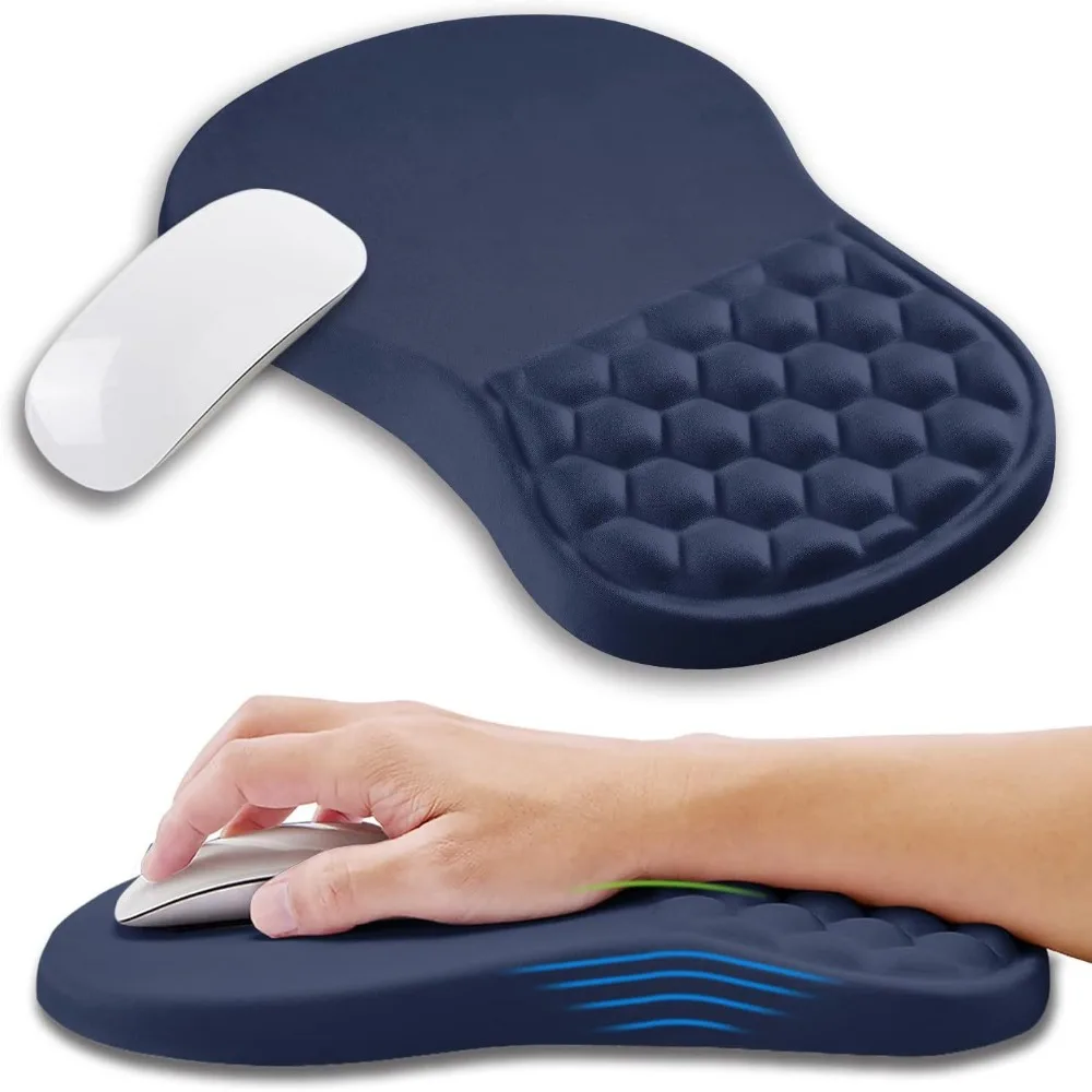 Memory Foam Ergonomic Mouse Pad Massage Bumps Non Slip Base Wrist Support Mousepad Smooth Surface PU Base Laptop Mouse Pad
Memory Foam Ergonomic Mouse Pad Massage Bumps Non Slip Base Wrist Support Mousepad Smooth Surface PU Base Laptop Mouse Pad