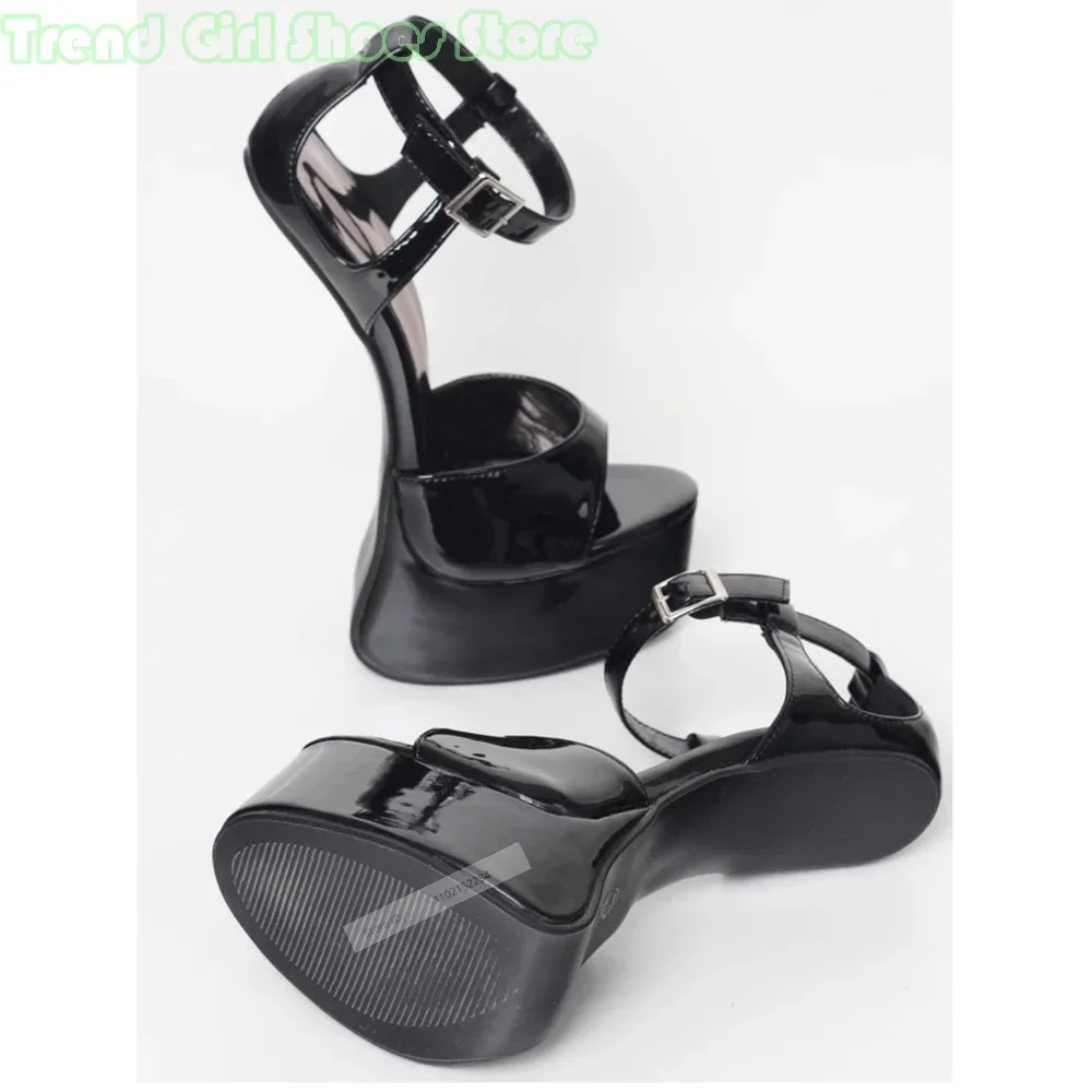 Heelless Hoof High Heeled Sandals Open Toe Solid Leather Buckle Straps Sandals Women Sexy Style Dance Shoes Summer Big Size New
Heelless Hoof High Heeled Sandals Open Toe Solid Leather Buckle Straps Sandals Women Sexy Style Dance Shoes Summer Big Size New