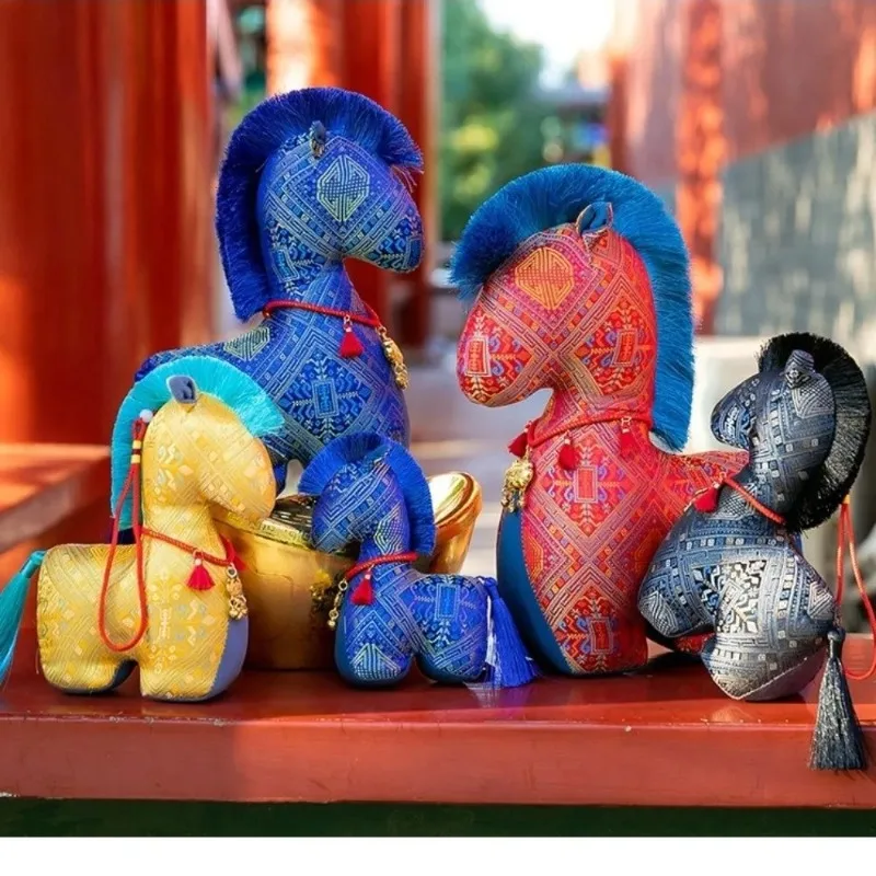 New Year Chinese Style Horse Fabric Material Tassel Tail Horse Texture Pony Decor Gift Giving
New Year Chinese Style Horse Fabric Material Tassel Tail Horse Texture Pony Decor Gift Giving