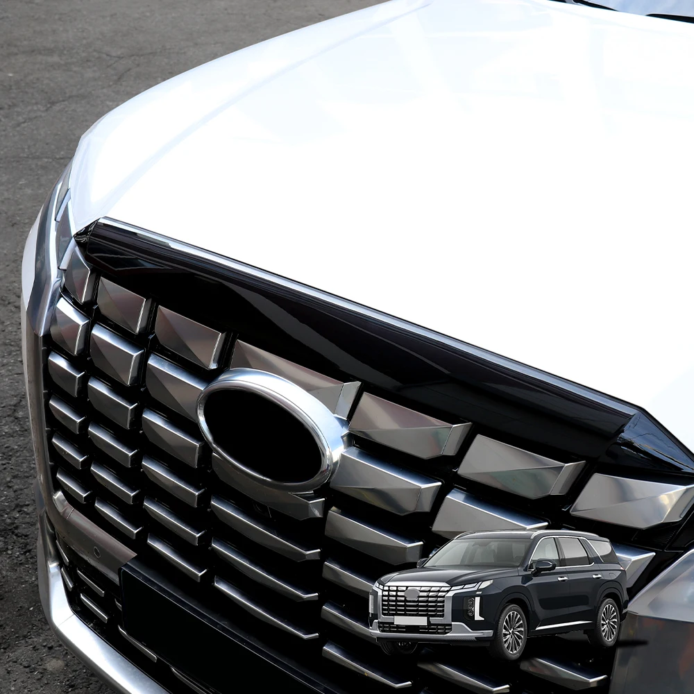 For Hyundai Palisade 2023-2025 Car Tuning Carbon Fiber Black Front Bump Grille Decorative Strip Cover Trim Exterior Accessories
For Hyundai Palisade 2023-2025 Car Tuning Carbon Fiber Black Front Bump Grille Decorative Strip Cover Trim Exterior Accessories