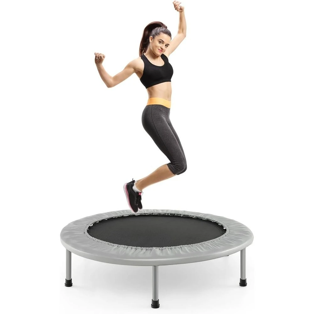 Portable 36-38 Mini Trampoline for Adults, Suitable for Indoor and Outdoor Workouts, Max Load 330LBS
Portable 36-38 Mini Trampoline for Adults, Suitable for Indoor and Outdoor Workouts, Max Load 330LBS