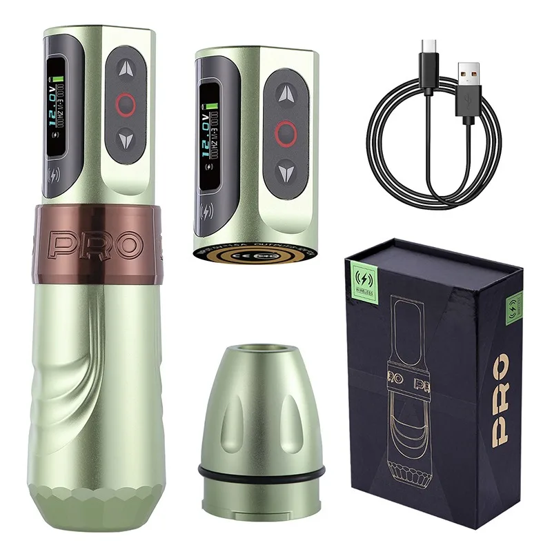 Professional MAX PRO Wireless Tattoo Pen Galvanometer Tattoo Machine Brushless Motor Pen Power Machine Set of Tools Accessories
Professional MAX PRO Wireless Tattoo Pen Galvanometer Tattoo Machine Brushless Motor Pen Power Machine Set of Tools Accessories