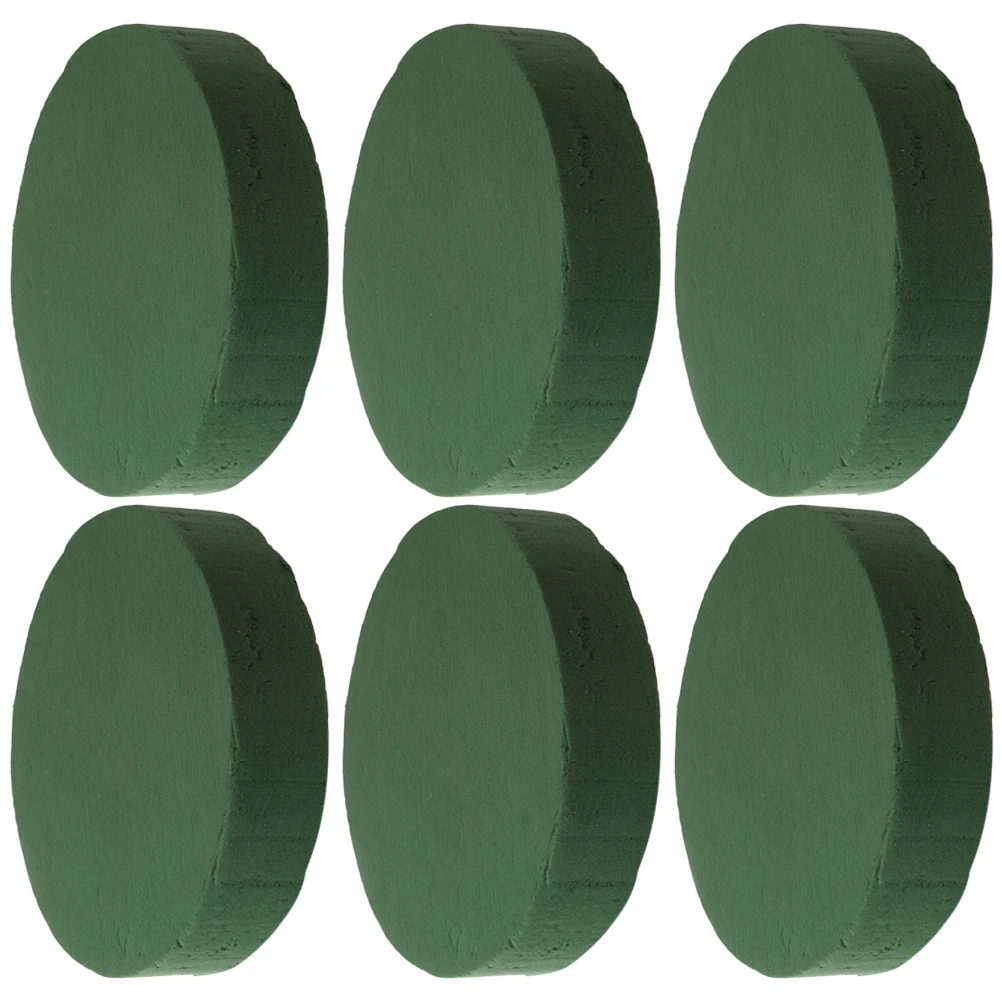6pcs Round Flower Clay Water Absorbent Foam Floral Arrangement Base Disk Cylinder Planter Accessory Eco Friendly Non Toxic
6pcs Round Flower Clay Water Absorbent Foam Floral Arrangement Base Disk Cylinder Planter Accessory Eco Friendly Non Toxic