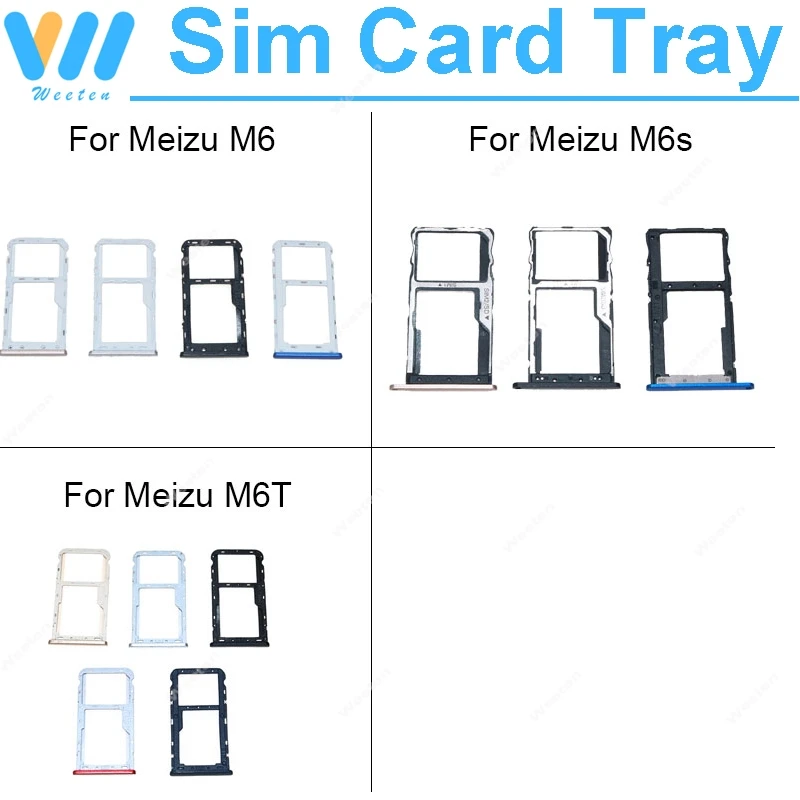 Держатель лотка для памяти и SIM-карты для Meizu Meilan Blue Charm 6 S6 6t M6 M6s M6T M711c M811h M811Q Детали слота для чтения SIM-карт
Держатель лотка для памяти и SIM-карты для Meizu Meilan Blue Charm 6 S6 6t M6 M6s M6T M711c M811h M811Q Детали слота для чтения SIM-карт
