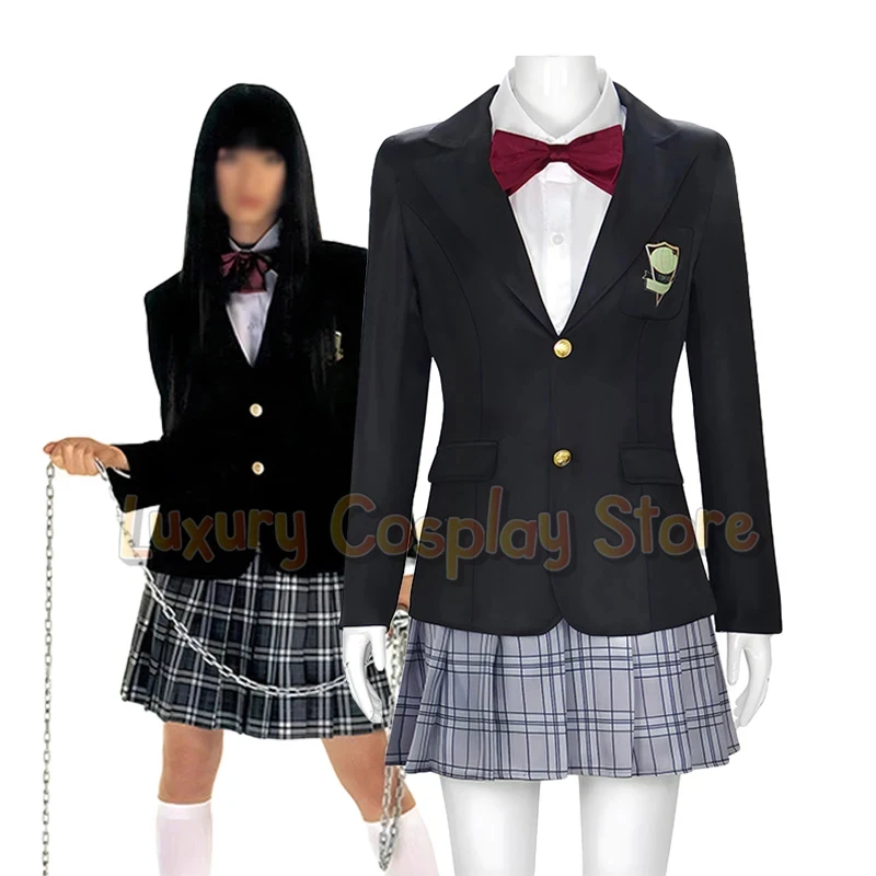 ABC123Movie Kill Gogo Yubari Cosplay JK School Uniform Black Suit Plaid Pleated Skirt Bill Halloween Party Dress Costu3'd,5;h.9/
ABC123Movie Kill Gogo Yubari Cosplay JK School Uniform Black Suit Plaid Pleated Skirt Bill Halloween Party Dress Costu3'd,5;h.9/