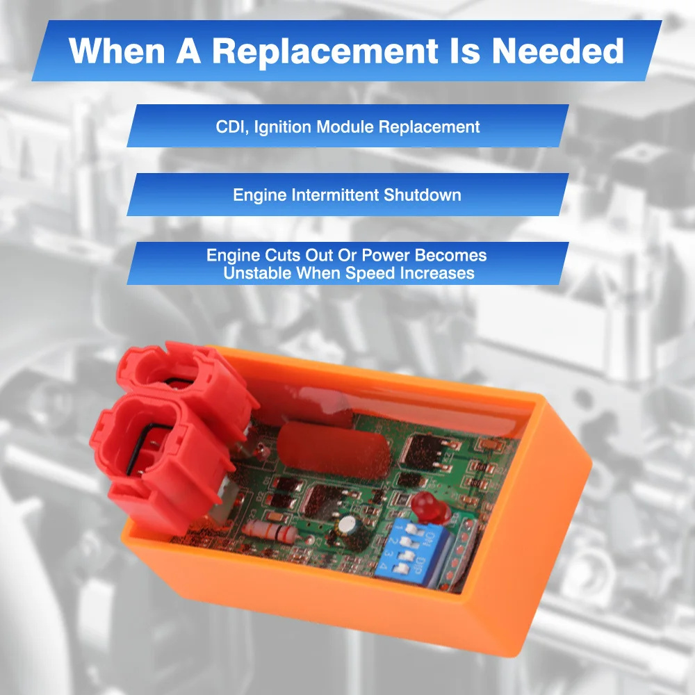 AC CDI Motorcycle Igniter Box For GY6 50cc 90cc 110cc 125cc 150cc 200cc Scooter ATV Go Kart Moped Quad Dune Buggy Pit Dirt Bike
AC CDI Motorcycle Igniter Box For GY6 50cc 90cc 110cc 125cc 150cc 200cc Scooter ATV Go Kart Moped Quad Dune Buggy Pit Dirt Bike