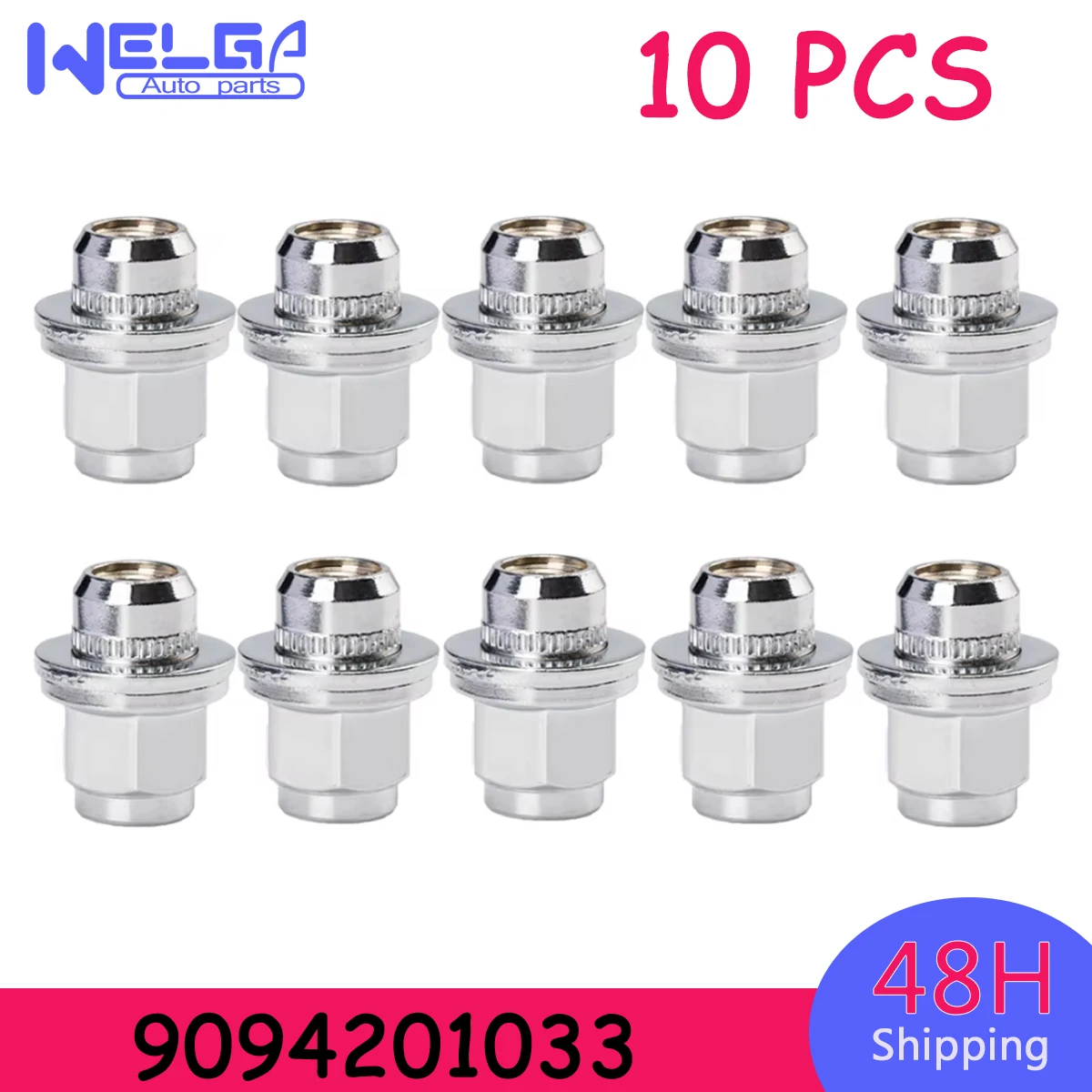 10pcs/lot M12*1.5 Wheel Lug Nut 90942-01033 For Toyota Camry Sienna Corolla Highlander Prius Tercel Yaris 9094201033 90942-01083
10pcs/lot M12*1.5 Wheel Lug Nut 90942-01033 For Toyota Camry Sienna Corolla Highlander Prius Tercel Yaris 9094201033 90942-01083
