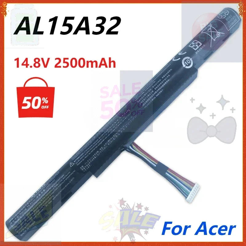 Аккумулятор для ноутбуков Acer Aspire E5-422G, 472, E5-473, E5-473G, E5-522, 522G, E5-532, E5-573G, E5-532T, E5-553G, V3-574G (модель AL15A32)
Аккумулятор для ноутбуков Acer Aspire E5-422G, 472, E5-473, E5-473G, E5-522, 522G, E5-532, E5-573G, E5-532T, E5-553G, V3-574G (модель AL15A32)