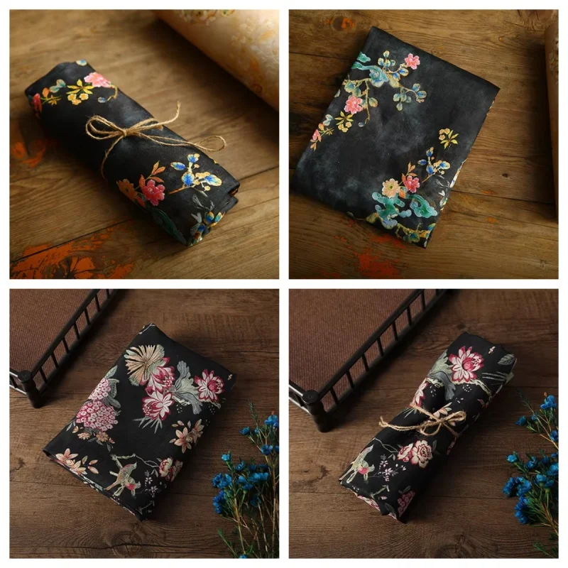 100x140cm pure ramie printed fabric, suitable for making breathable shirts, dresses, qipao products in summer.
100x140cm pure ramie printed fabric, suitable for making breathable shirts, dresses, qipao products in summer.