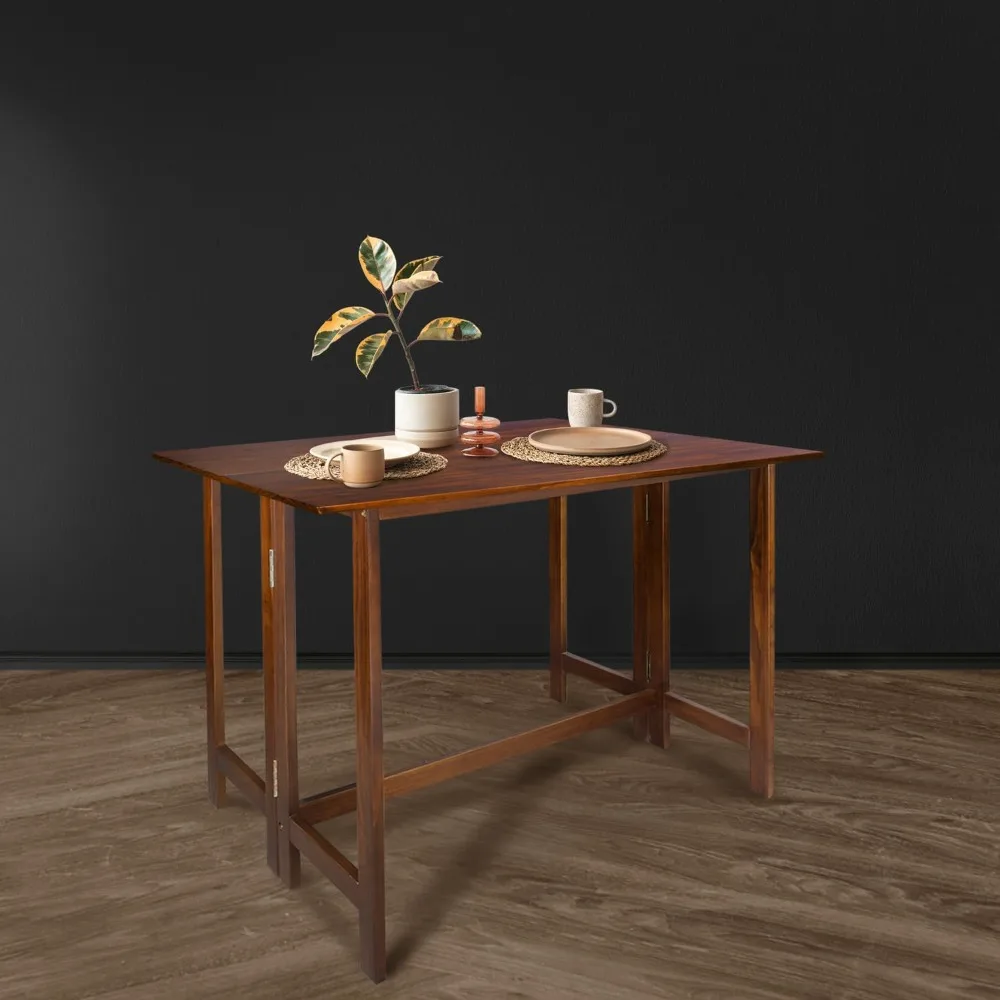 Solid Wood Flip-Top Convertible Table - Space-Saving Console to Dining Table for Small Homes & Apartments
Solid Wood Flip-Top Convertible Table - Space-Saving Console to Dining Table for Small Homes & Apartments