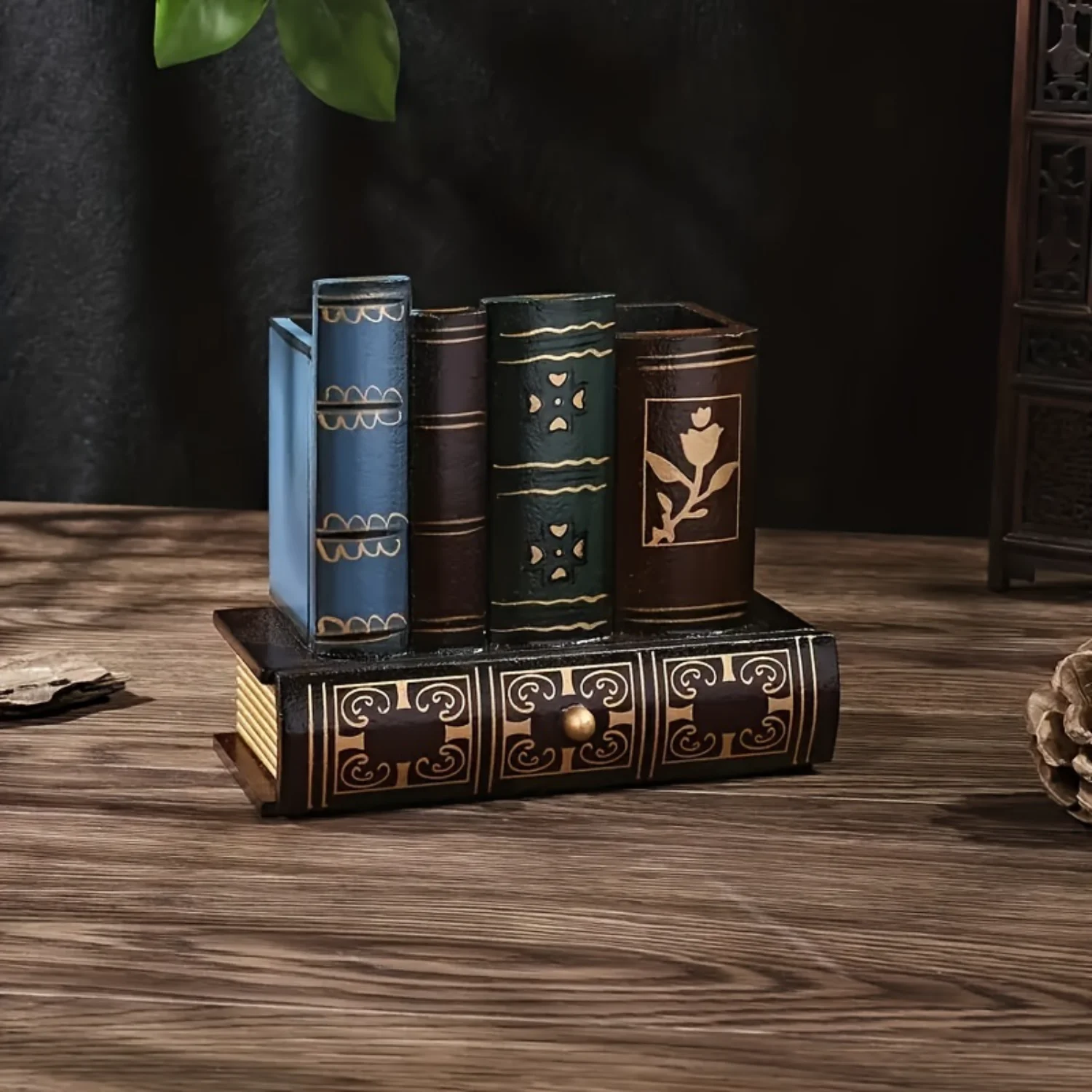 Wooden Book Styling Desktop Box With Small Drawer - Office Decor & Aesthetic Room Decor
Wooden Book Styling Desktop Box With Small Drawer - Office Decor & Aesthetic Room Decor