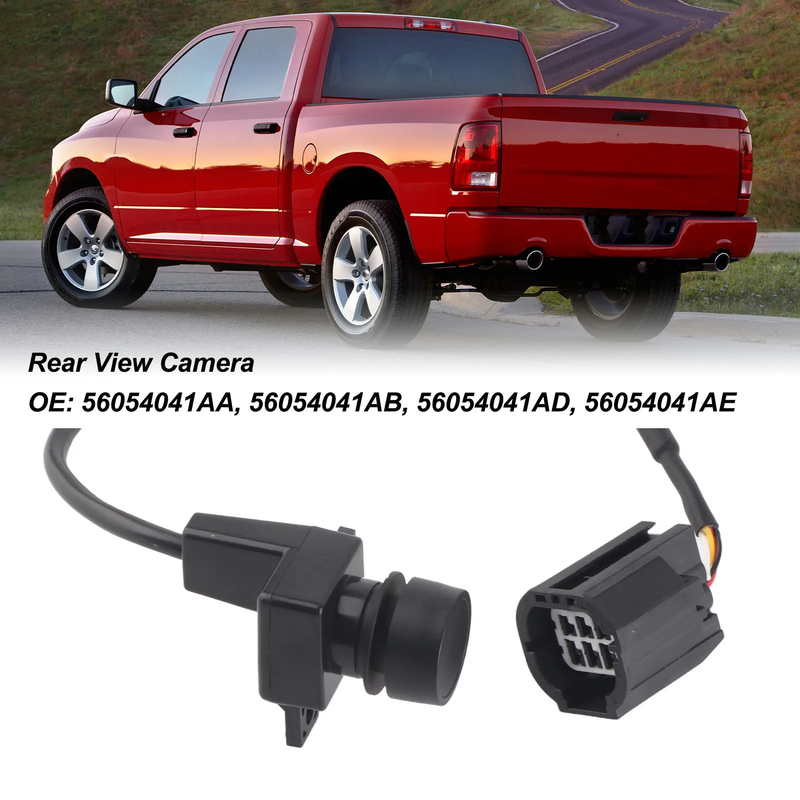 56054041AB 56054041AD Rear View Camera 56054041AA Waterproof Park Assist Camera Replacement for 1500 2500 3500 Reversing Camera
56054041AB 56054041AD Rear View Camera 56054041AA Waterproof Park Assist Camera Replacement for 1500 2500 3500 Reversing Camera