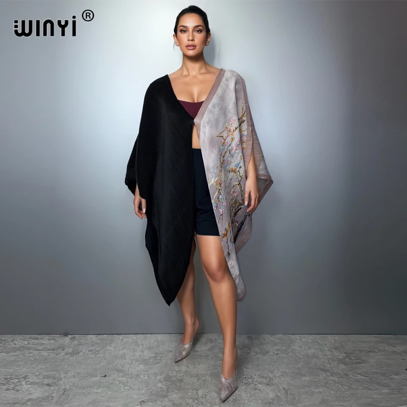 WINYI Bohemian Crumple Design Pleated Maxi Dress for Women Sexy Pleated Top Party Poncho Beach Cover up Outerwear
WINYI Bohemian Crumple Design Pleated Maxi Dress for Women Sexy Pleated Top Party Poncho Beach Cover up Outerwear