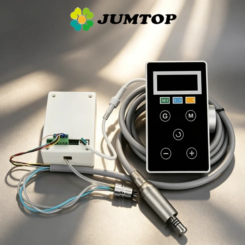 Электрический бесщеточный микромотор JUMTOP со встроенной LED-подсветкой и рукояткой E-типа для стоматологического кресла (аксессуары)
Электрический бесщеточный микромотор JUMTOP со встроенной LED-подсветкой и рукояткой E-типа для стоматологического кресла (аксессуары)