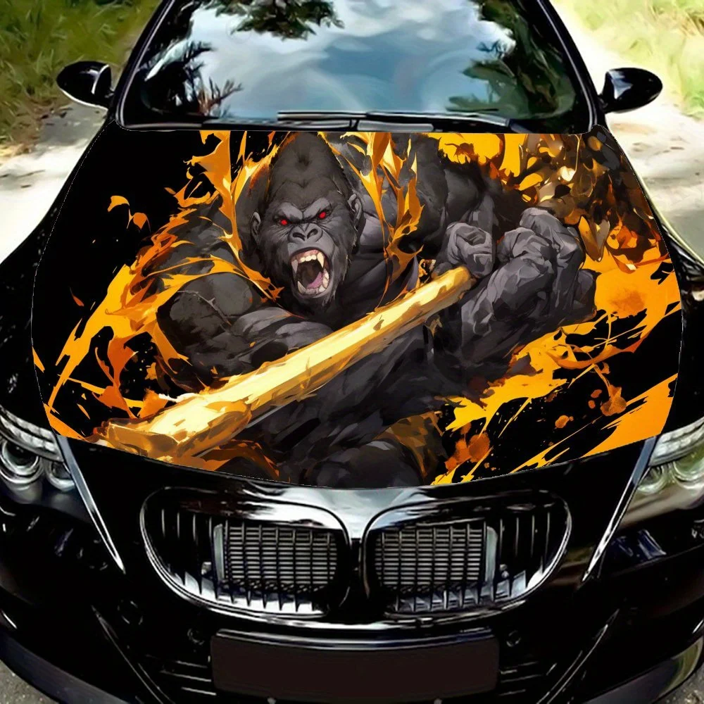 Ape Dominating the World PVC Car Vinyl Wraps, Self-Adhesive Waterproof Car Hood Decal Sticker, Car Decoration Protection Sticker
Ape Dominating the World PVC Car Vinyl Wraps, Self-Adhesive Waterproof Car Hood Decal Sticker, Car Decoration Protection Sticker