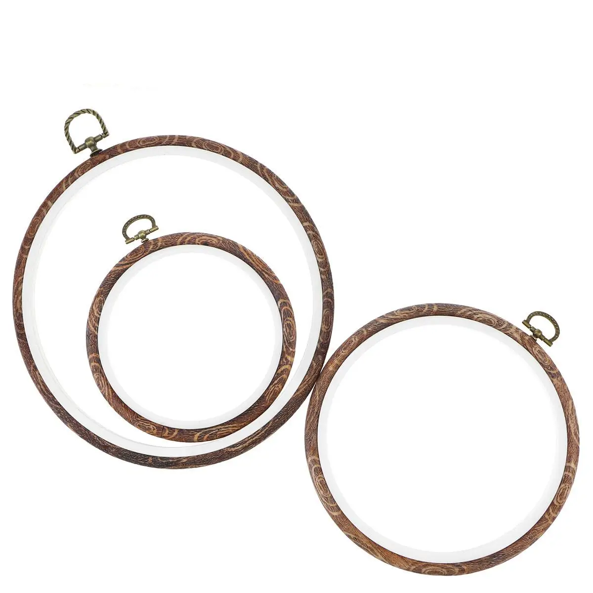 3 Pcs Cross Stitch DIY Craft Hoop Embroidery Circle Various Needlework Accessory Ring
3 Pcs Cross Stitch DIY Craft Hoop Embroidery Circle Various Needlework Accessory Ring