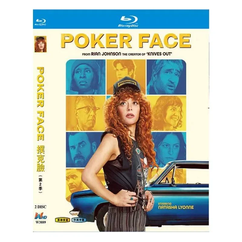 BD Blu-ray High Definition American Drama Poker Face Season 2 Poker Face 2 Disc Box
BD Blu-ray High Definition American Drama Poker Face Season 2 Poker Face 2 Disc Box