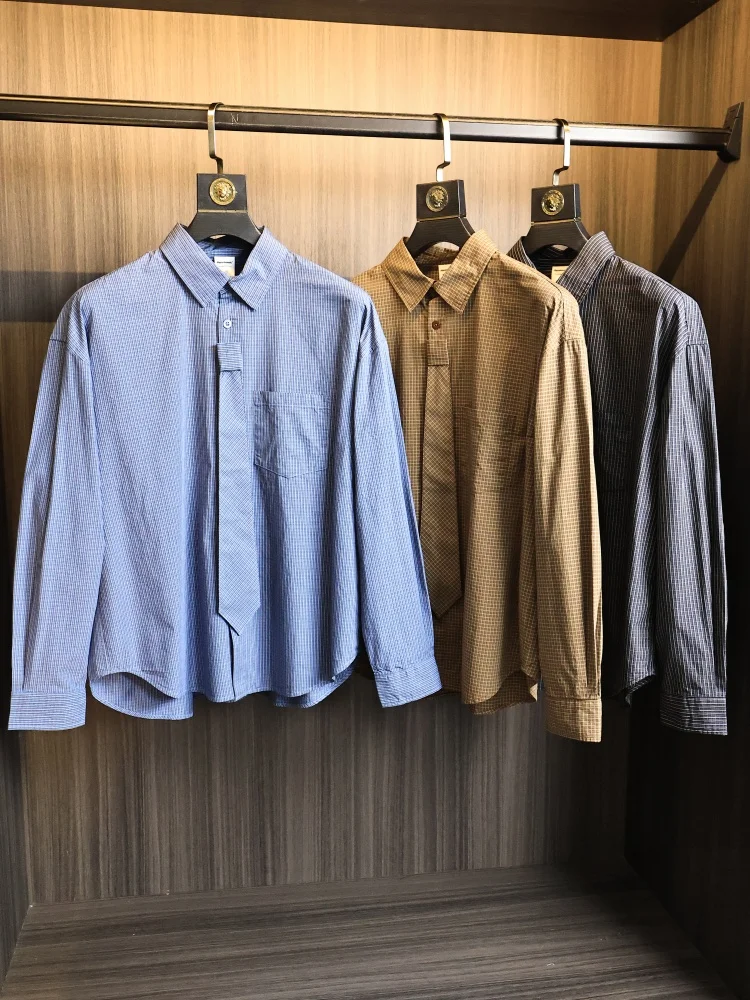 Lightweight Breathable Pure Cotton Men's Shirt Spring Summer Checkered Design Washed Standard Fit Fashion Urban Style Casual ...
Lightweight Breathable Pure Cotton Men's Shirt Spring Summer Checkered Design Washed Standard Fit Fashion Urban Style Casual ...