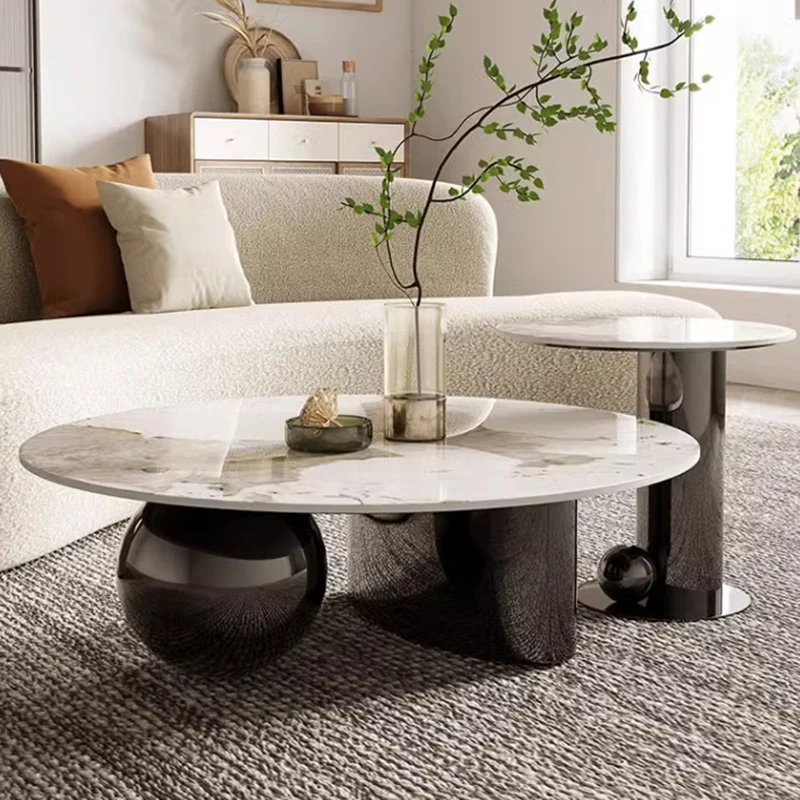 Italian Minimalist Rock Plate Coffee Tables Nordic Luxury Stainless Steel Designed Tea Table Creative Home Furniture Mesas FYCT
Italian Minimalist Rock Plate Coffee Tables Nordic Luxury Stainless Steel Designed Tea Table Creative Home Furniture Mesas FYCT