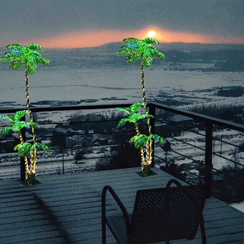 Solar 7FT Lighted Artificial Palm Tree With Three Trunks And 260 LED Lights - Ideal For Outdoor/Indoor Use, Perfect For Tiki Bar
Solar 7FT Lighted Artificial Palm Tree With Three Trunks And 260 LED Lights - Ideal For Outdoor/Indoor Use, Perfect For Tiki Bar