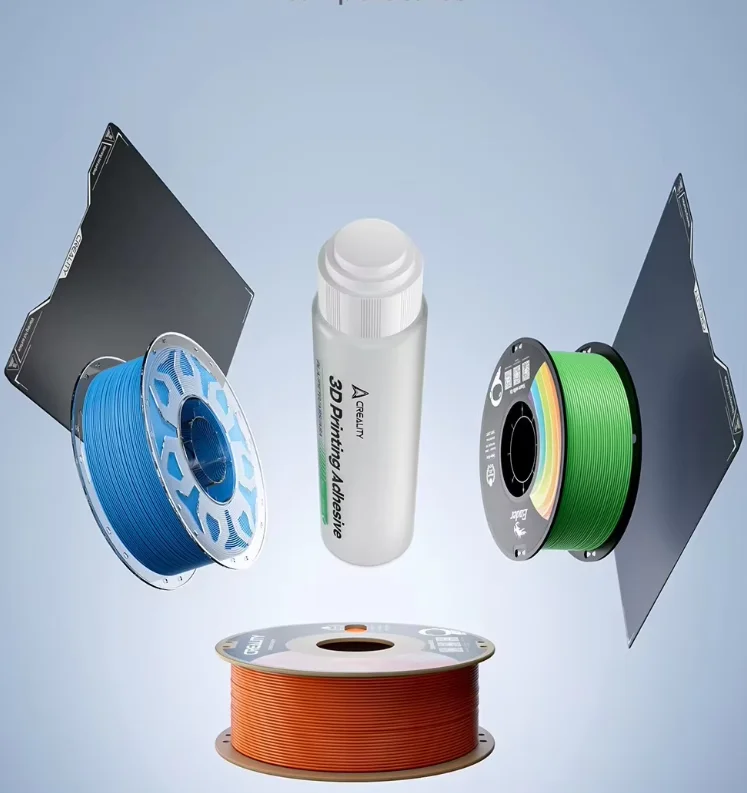 Creality 3D printing platform adhesive application with strong adhesion and anti curling edges, easy to remove and clean
Creality 3D printing platform adhesive application with strong adhesion and anti curling edges, easy to remove and clean