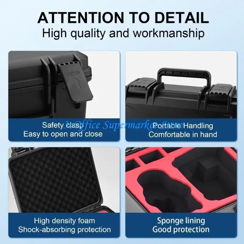 E1PA Waterproof Hard Case for 4Pro Flight Holder Proof Box Hard Case Pouches Stylish &Convenient Bag
E1PA Waterproof Hard Case for 4Pro Flight Holder Proof Box Hard Case Pouches Stylish &Convenient Bag