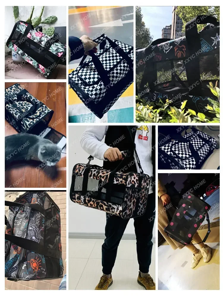 Pet Go out Portable Handbag Large Multifunctional Portable Crossbody Foldable Cat Bag Dog Bag cat cage for travel
Pet Go out Portable Handbag Large Multifunctional Portable Crossbody Foldable Cat Bag Dog Bag cat cage for travel