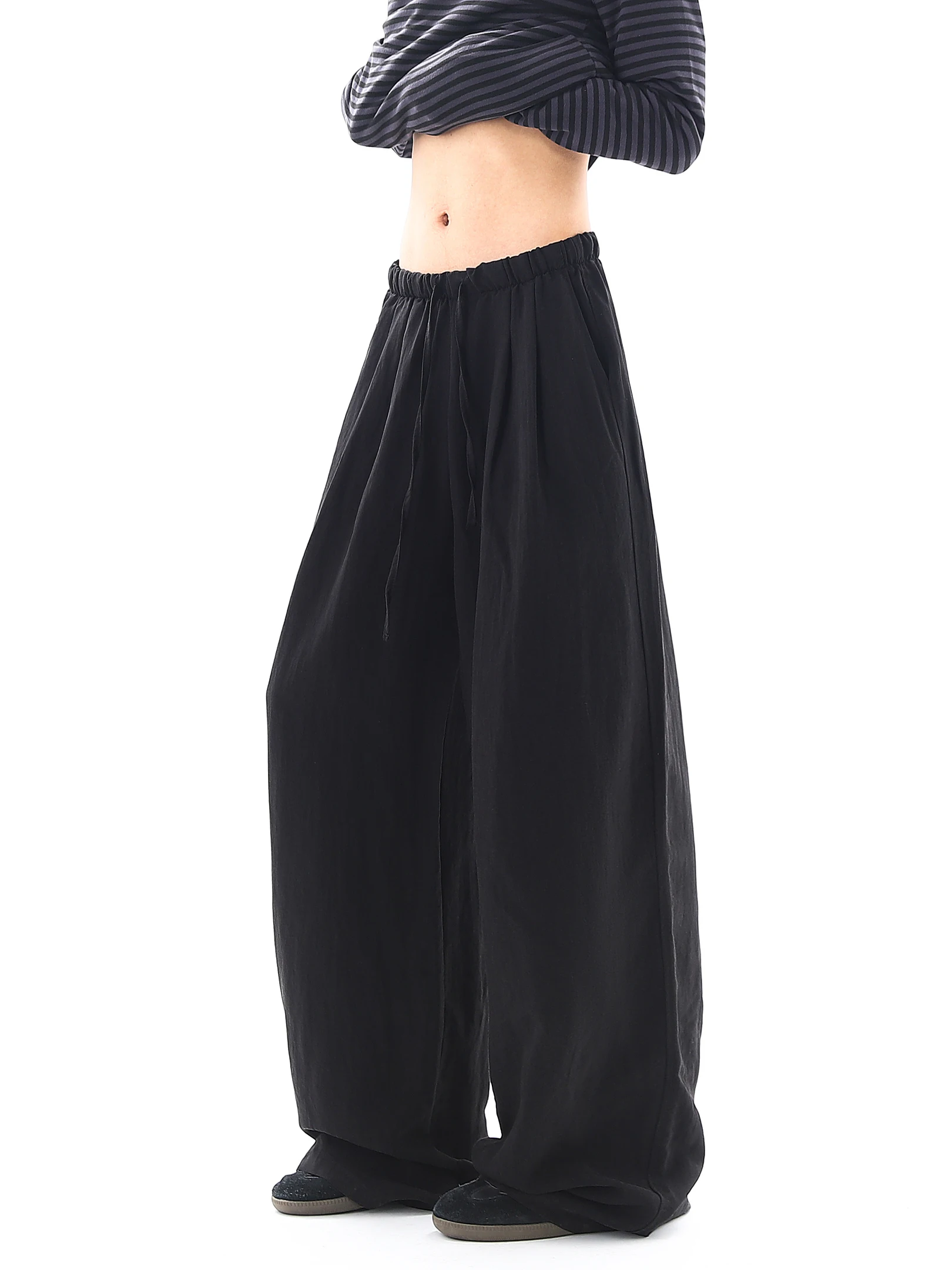 Retro Color Drawstring Casual Pants Women's Loose Wide Leg Pants Couples Small Size Spring New Style Casual Trousers
Retro Color Drawstring Casual Pants Women's Loose Wide Leg Pants Couples Small Size Spring New Style Casual Trousers
