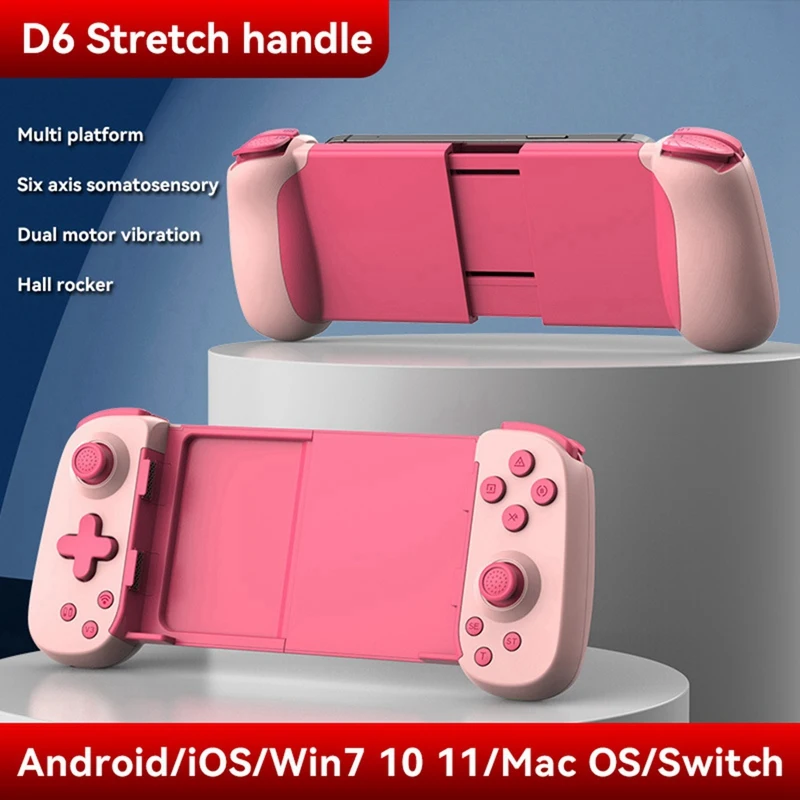 Wireless Game Controller Gamepad Bluetooth Connected Joystick 6-Axis Vibration For Android/Iphone/Switch Easy To Use A
Wireless Game Controller Gamepad Bluetooth Connected Joystick 6-Axis Vibration For Android/Iphone/Switch Easy To Use A