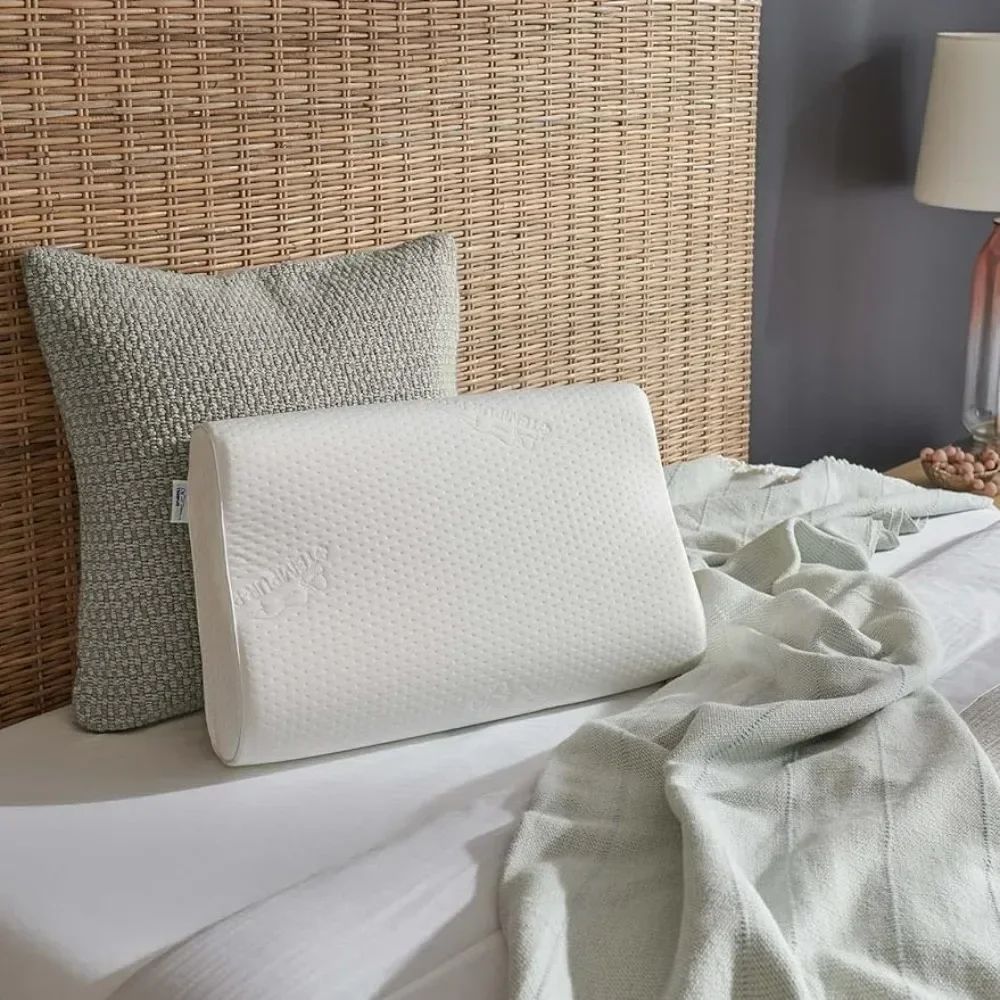 Travel orthopedic neck pillow with white memory foam pillow body decoration
Travel orthopedic neck pillow with white memory foam pillow body decoration