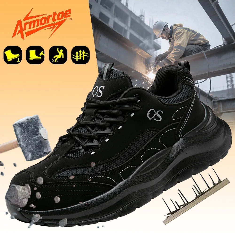 ArmorToe Men's Safety Shoes Anti-Impact Puncture Proof Lightweight Soft Sole Shock Absorption Work Boots #Armor2778
ArmorToe Men's Safety Shoes Anti-Impact Puncture Proof Lightweight Soft Sole Shock Absorption Work Boots #Armor2778