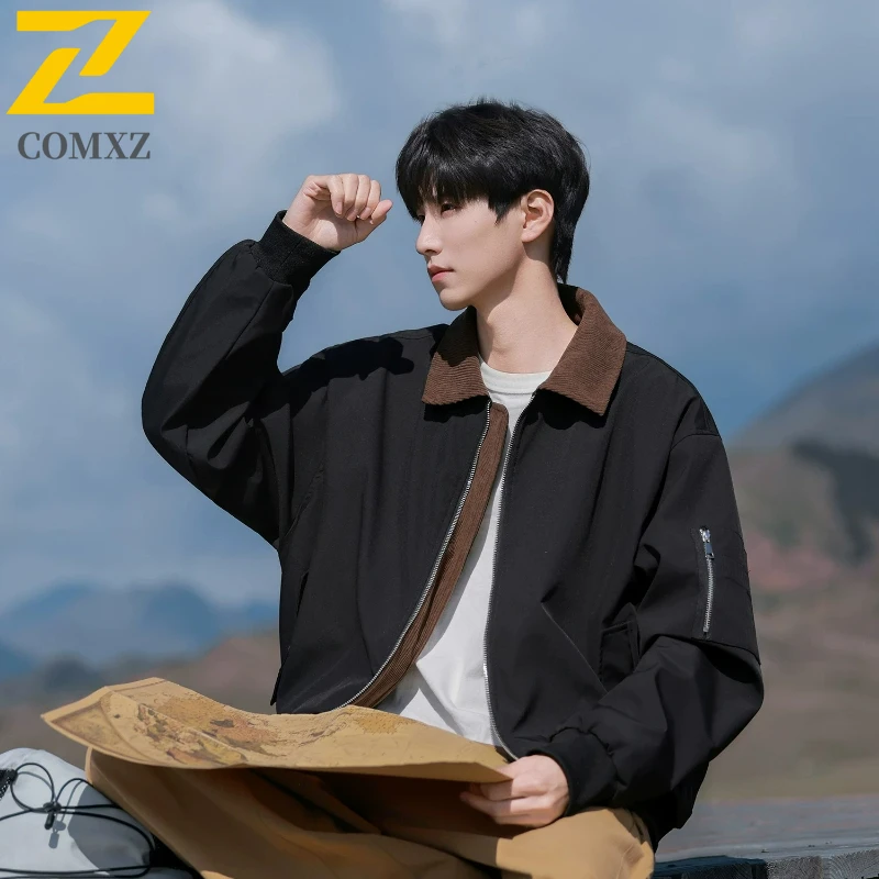 COMXZ Men Chaqueta Hong Kong Style Baseball Collar Casual Fishing Stylish Travel Windbreaker Jacket Daily Retro Comfortable Coat
COMXZ Men Chaqueta Hong Kong Style Baseball Collar Casual Fishing Stylish Travel Windbreaker Jacket Daily Retro Comfortable Coat