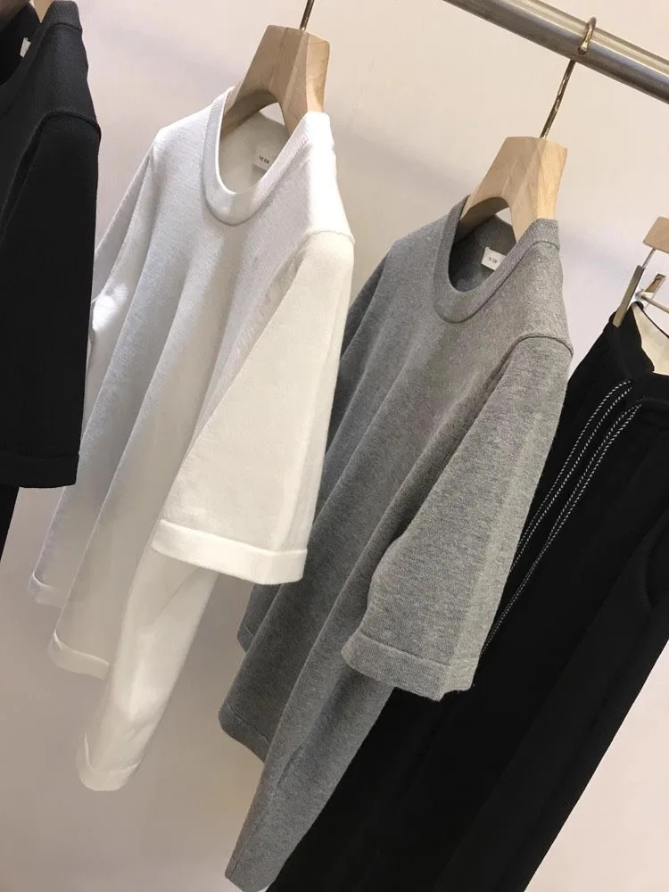 ROSE Women's round Neck Short Sleeve T-shirt Loose Fit Korean Style Commute Pure Color Spring Summer Fashion Design
ROSE Women's round Neck Short Sleeve T-shirt Loose Fit Korean Style Commute Pure Color Spring Summer Fashion Design