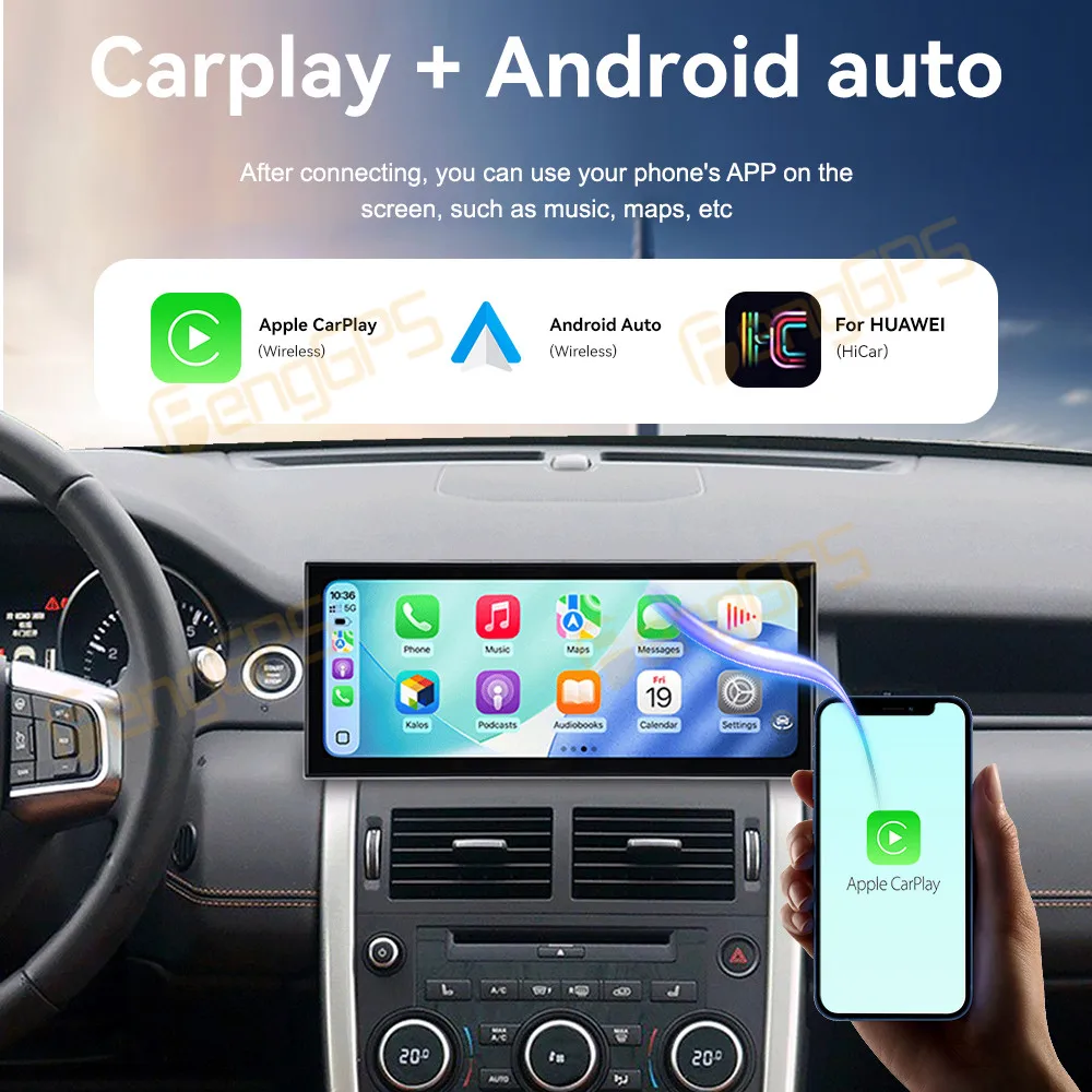 15,8-дюймовый автомобильный радиоприемник для Land Rover Discovery Sport 2016-2019, мультимедийный плеер Carplay, авто GPS-навигация, головное устройство, сенсорный экран
15,8-дюймовый автомобильный радиоприемник для Land Rover Discovery Sport 2016-2019, мультимедийный плеер Carplay, авто GPS-навигация, головное устройство, сенсорный экран