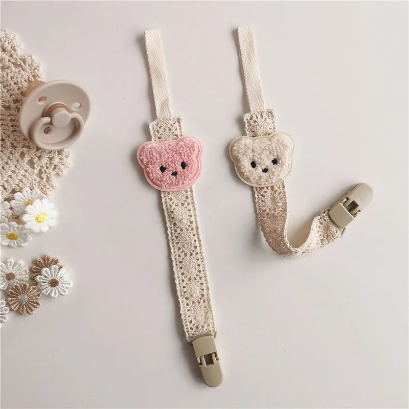 Cute Bear 1/2pcs Baby Pacifiers Chain Clips Holders Anti-drop Chain Cartoon Teething Clips Teether Soother Pacifiers Strap Baby
Cute Bear 1/2pcs Baby Pacifiers Chain Clips Holders Anti-drop Chain Cartoon Teething Clips Teether Soother Pacifiers Strap Baby
