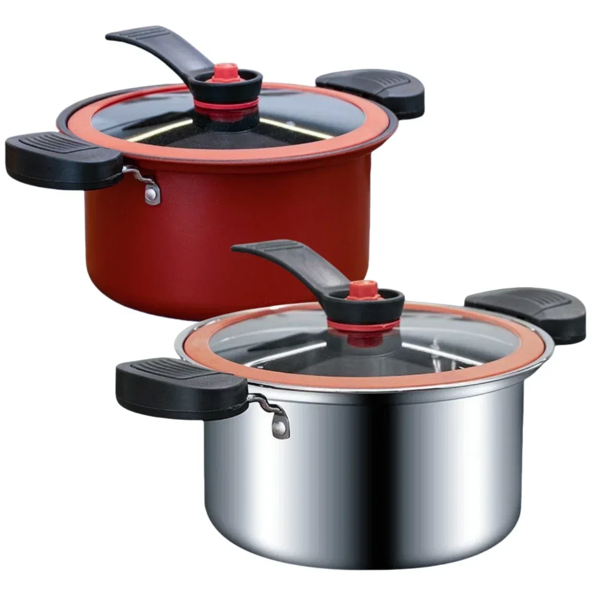 3.5L Pressure Slow Cooker 23.5x12cm Stainless Steel Cooking Pot Vacuum Pressure Non-stick Cooking Pots Stew Pot Kitchenware
3.5L Pressure Slow Cooker 23.5x12cm Stainless Steel Cooking Pot Vacuum Pressure Non-stick Cooking Pots Stew Pot Kitchenware