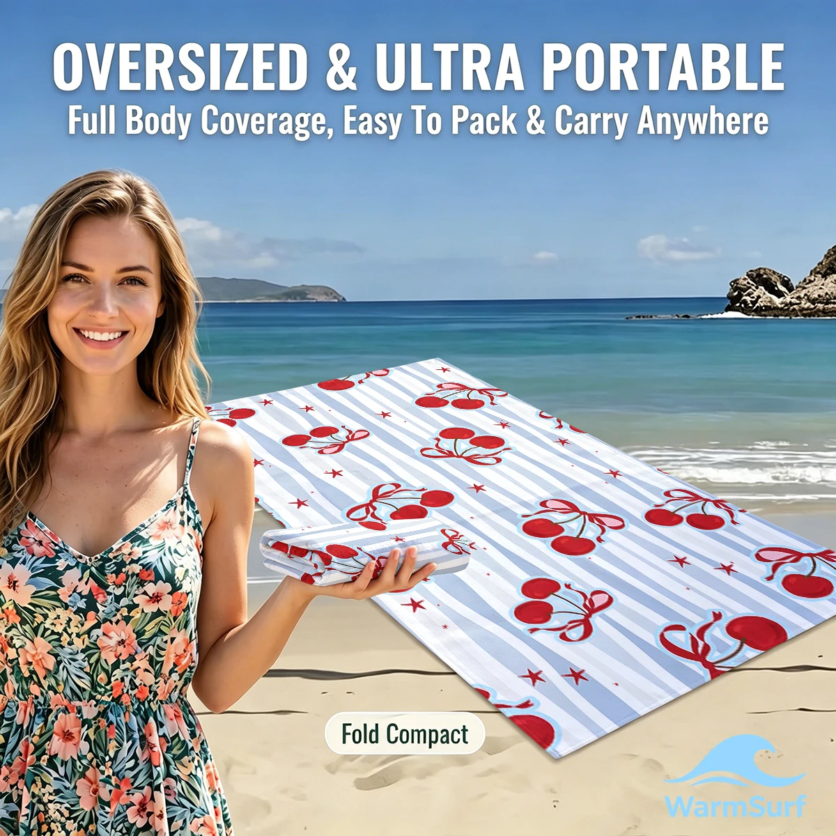 Cherry Star Beach Towel Cartoon Quick Dry Microfiber Bath Towel for Swimming Surfing Camping Unisex Holiday
Cherry Star Beach Towel Cartoon Quick Dry Microfiber Bath Towel for Swimming Surfing Camping Unisex Holiday