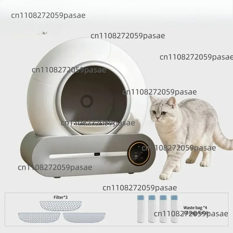 65L smart self-cleaning cat litter box indoor automatic pet cat toilet
65L smart self-cleaning cat litter box indoor automatic pet cat toilet