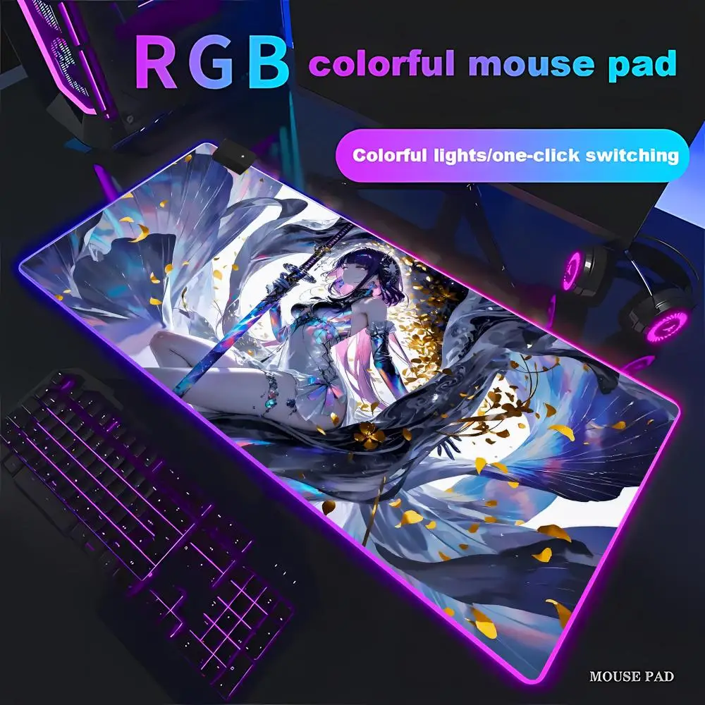 HYBXAXC Mouse Pad Rubber For Office Gaming Purple Blue Fantasy Girl Desk Mat RGB Pad HD Gamer Large LED Light XXL PC Non-slip
HYBXAXC Mouse Pad Rubber For Office Gaming Purple Blue Fantasy Girl Desk Mat RGB Pad HD Gamer Large LED Light XXL PC Non-slip