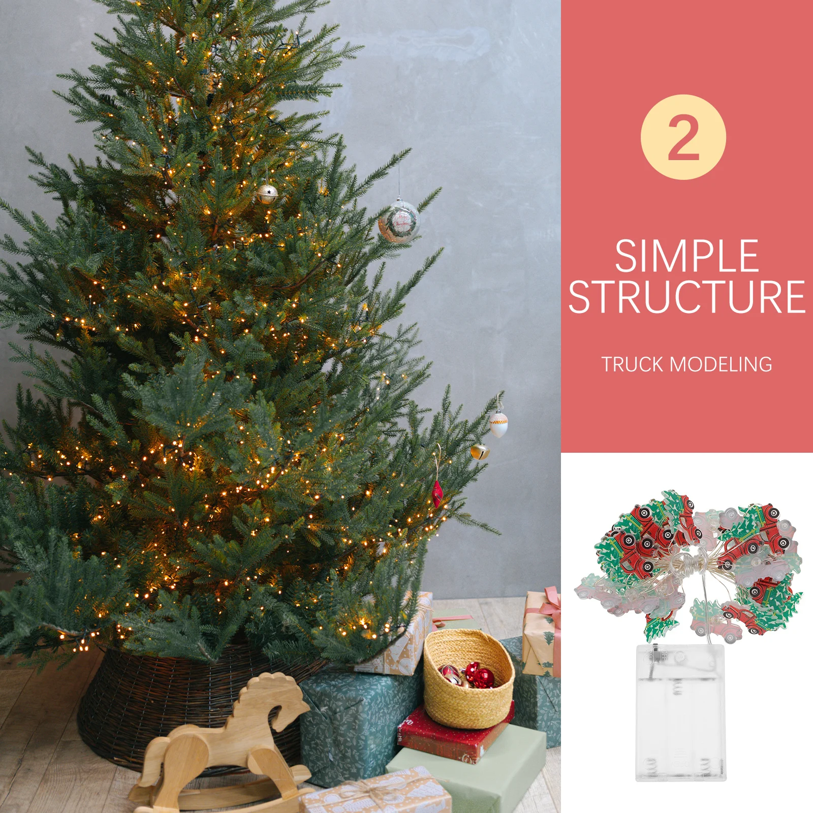 1Pcs Christmas Tree String Light Red Xmas Lamp Creative Festival Decoration Home Party Warm Light Xmas Atmosphere
1Pcs Christmas Tree String Light Red Xmas Lamp Creative Festival Decoration Home Party Warm Light Xmas Atmosphere