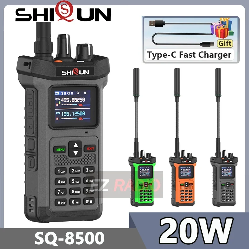 SQ-8500 20 Вт рация двойного назначения Power Bank стробоскопы Type-C Super Power IP54 водонепроницаемые двусторонние радиостанции 무전기 для пеших прогулок
SQ-8500 20 Вт рация двойного назначения Power Bank стробоскопы Type-C Super Power IP54 водонепроницаемые двусторонние радиостанции 무전기 для пеших прогулок